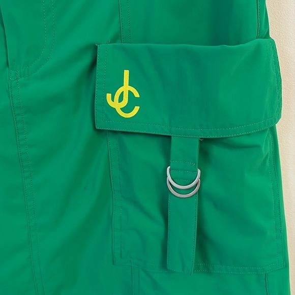 BNWOT Juicy couture women’s Green Belted paperbag Skirt with cargo Pockets sizes - Picture 7 of 9